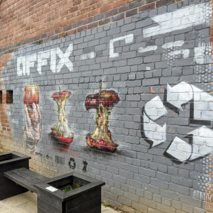 Affix Apple Mural